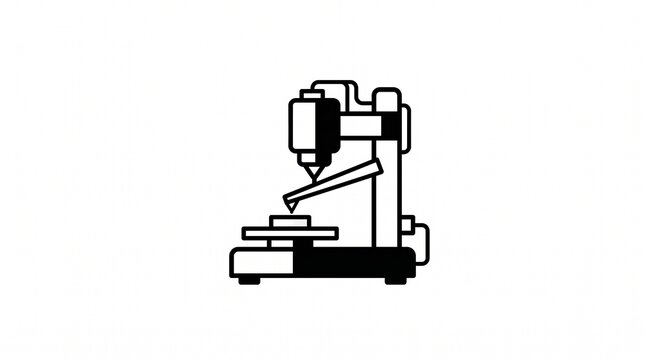 Atomic Force Microscope AFM Scientific Instrument Minimalist