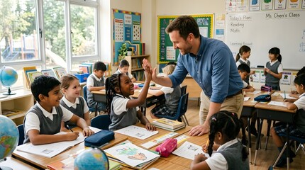 Obraz premium Celebrating teachers' day in china acknowledging the vital role of educators in shaping future generations and fostering a love of learning