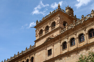 Obraz premium The Monterrey Palace in the historic center of Salamanca city
