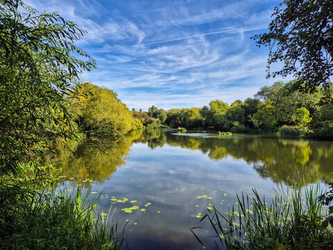 Morning Picture of Iremongers Pond in Nottingham, UK