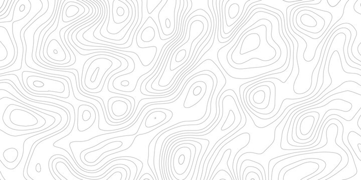 Black and white lines seamless Topographic map patterns, topography line map. Concept of technology, science. Wallpaper. Pattern.