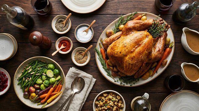 A warm and inviting thanksgiving feast a celebration of gratitude family and delicious food shared around a beautifully set table creating cherished memories