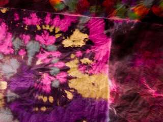 Multicolor Dirty Art Backdrop.  Acrylic Painting © Olga