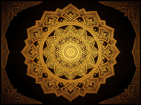 ornamental round lace ornament