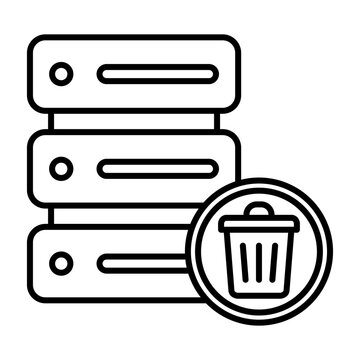 Delete Data Icon
