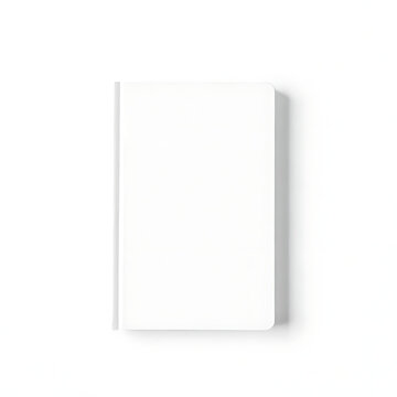 blank white book