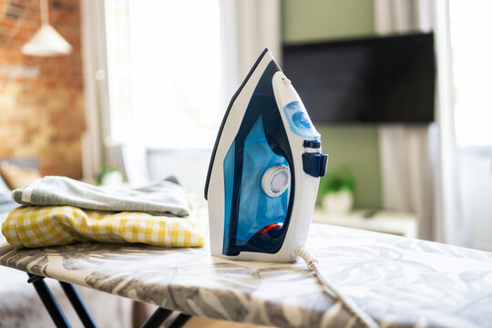 Modern blue iron heating up