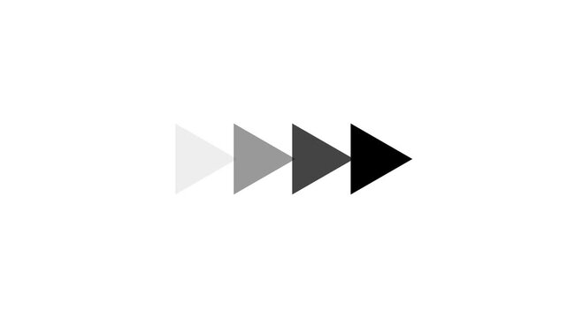 Digital Video Playback Interface with Play, Next, Forward and Media Control Icons