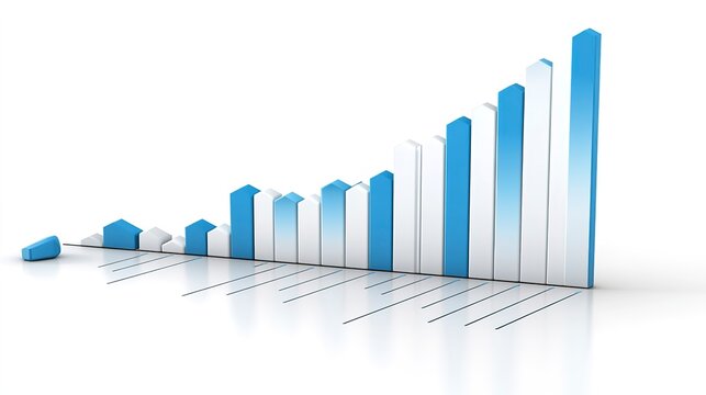 A visually striking profit and loss graph showcases a steady rise in business performance. The sharp lines and distinct colors highlight financial progress over time, reflecting successful planning