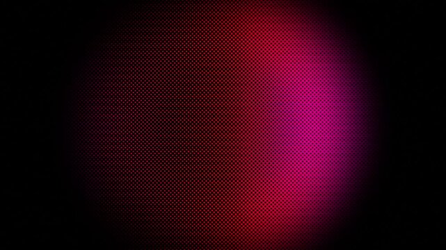 Abstract neon pink and red gradient mesh background, with subtle digital, dot pattern texture