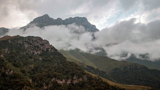 mountain landscape in the morning