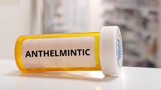 ANTHELMINTIC antiparasitic drug class for parasitic worm infections