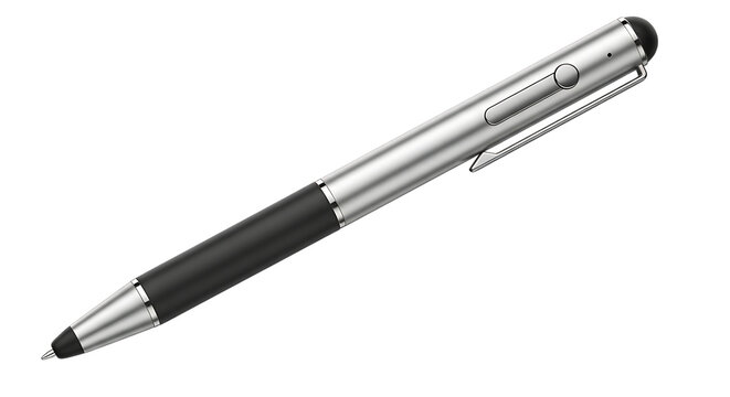 Modern Stylus Pen with Touchscreen Tip and Clip