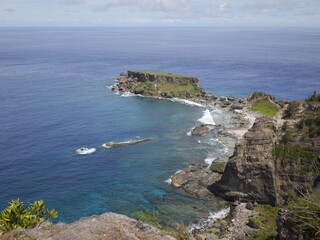 Fototapeta premium Scenic beach, Saipan, Northern Mariana Islands