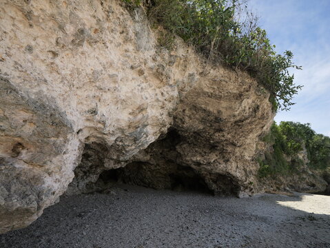 Beach cave, Saipan, Northern Mariana Islands