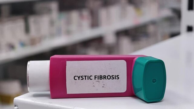 CYSTIC FIBROSIS medical condition or healthcare concept represented by a metered dose inhaler