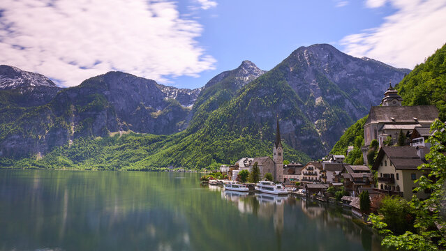 Hallstatt, Hallst&auml;tter See, Salzkammergut, &Ouml;sterreich