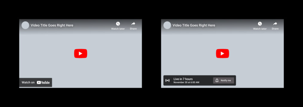 YouTube post share thumbnail template.