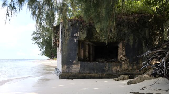 World War II Japanese bunker, Saipan, Northern Mariana Islands