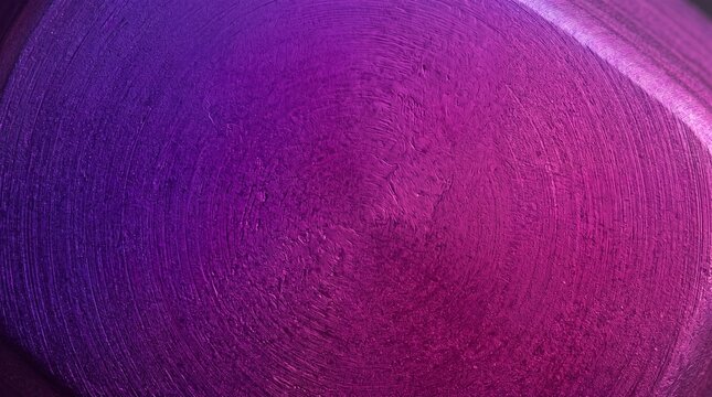 Brushed Metallic Surface with Purple Neon Gradient Lighting