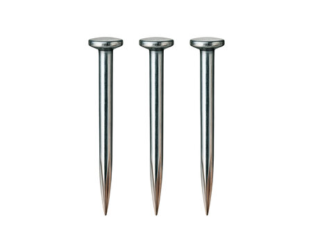 a three galvanized nails