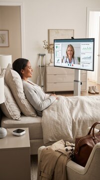 Zero Unnecessary Travel with Medical Consultation Directly from Bed