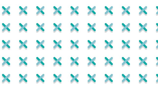 Medical Pill Cross Pattern Motion Graphics for Child Health Day Concept.