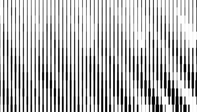 Black and white abstract smooth transition of stripes pattern for sporty background and jersey design element. Vector format illustration. EPS10. 