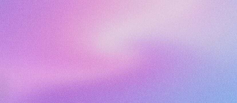 Holographic gradient background with soft purple and blue pastel tones. Dreamy iridescent texture for modern web design. Ethereal light leak effect on smooth violet surface for creative media.