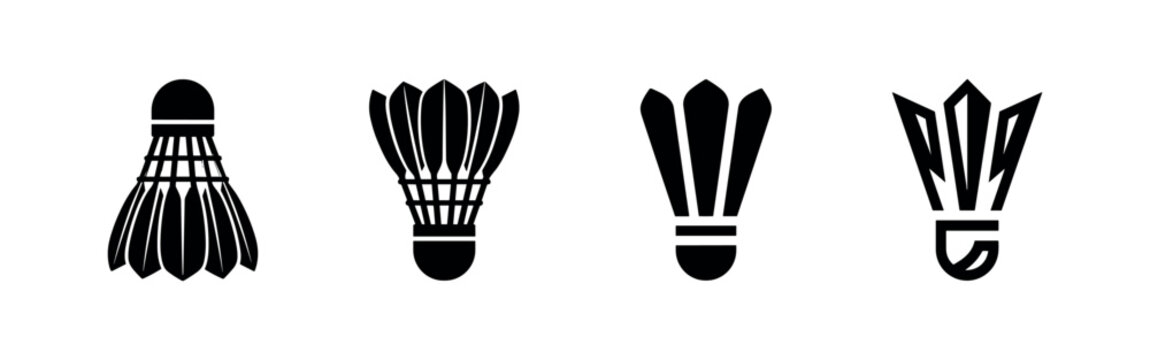 Badminton Shuttlecock Sport Icons