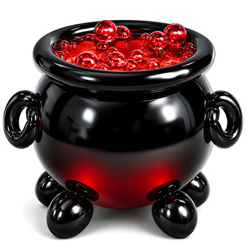 red pot in Halloween party