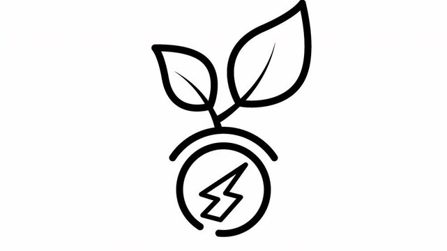 green energy animation video, representative for environment and nature.