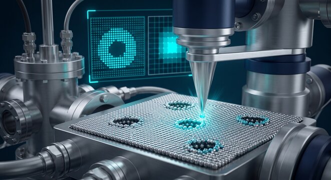 Atomic Nanopore Assembly Under Scanning Tunneling Microscope