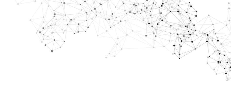 Futuristic Biotech Connection Abstract Pattern