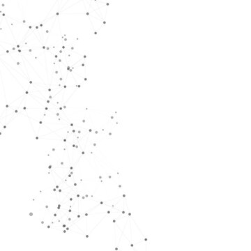 Abstract Social Connection Vector Background