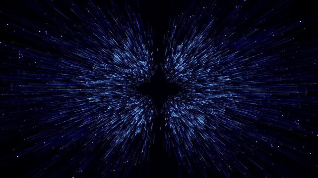 Particle light effect dynamic video footage applicable to various themes and backgrounds