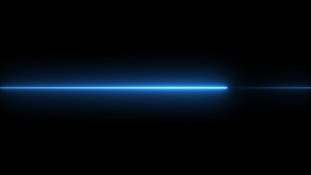 Neon glow line animation with futuristic light trails, energy streaks, luminous direct lines and dynamic motion effects for technology backgrounds on black screen.