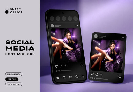 Instagram Social Media Post Mockup