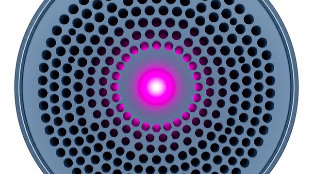3D Optical Diagram of a Laser Beam Guided by a Photonic Crystal Fiber