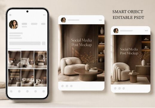Instagram Social Media Post Mockup