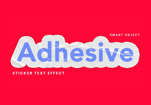 Sticker Text Effect