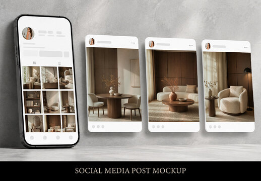 Instagram Social Media Post Mockup