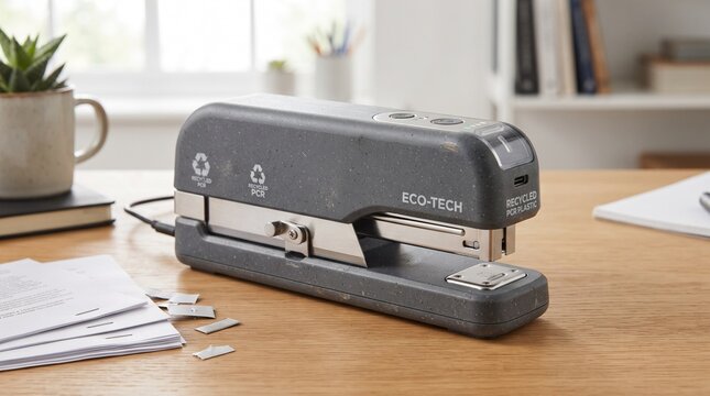 A micro-electric stapleless stapler