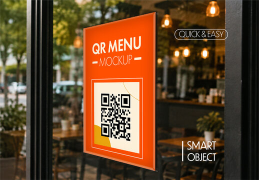 QR Menu Mockup