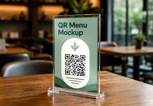 QR Menu Mockup