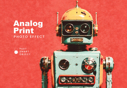 Analog Print Photo Effect