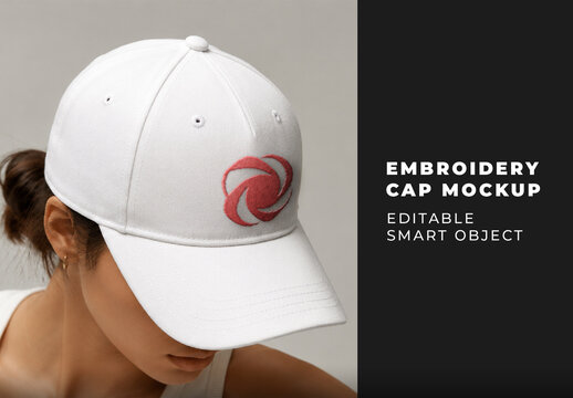 Embroidery Cap Mockup