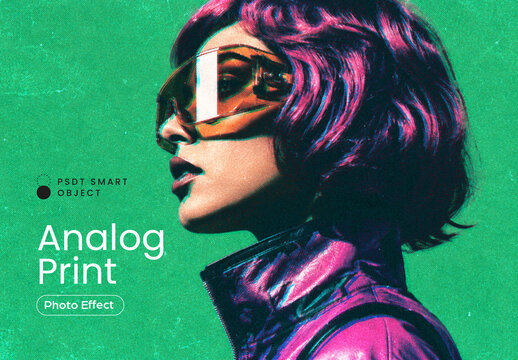 Analog Print Photo Effect