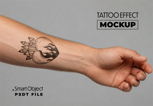 Tattoo Effect Mockup