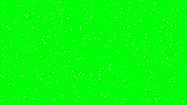  rain overlay on green screen background, ideal for chroma key compositing, video editing, VFX, filmmaking, motion graphics
